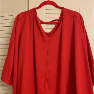 No name red short party dress wear only once